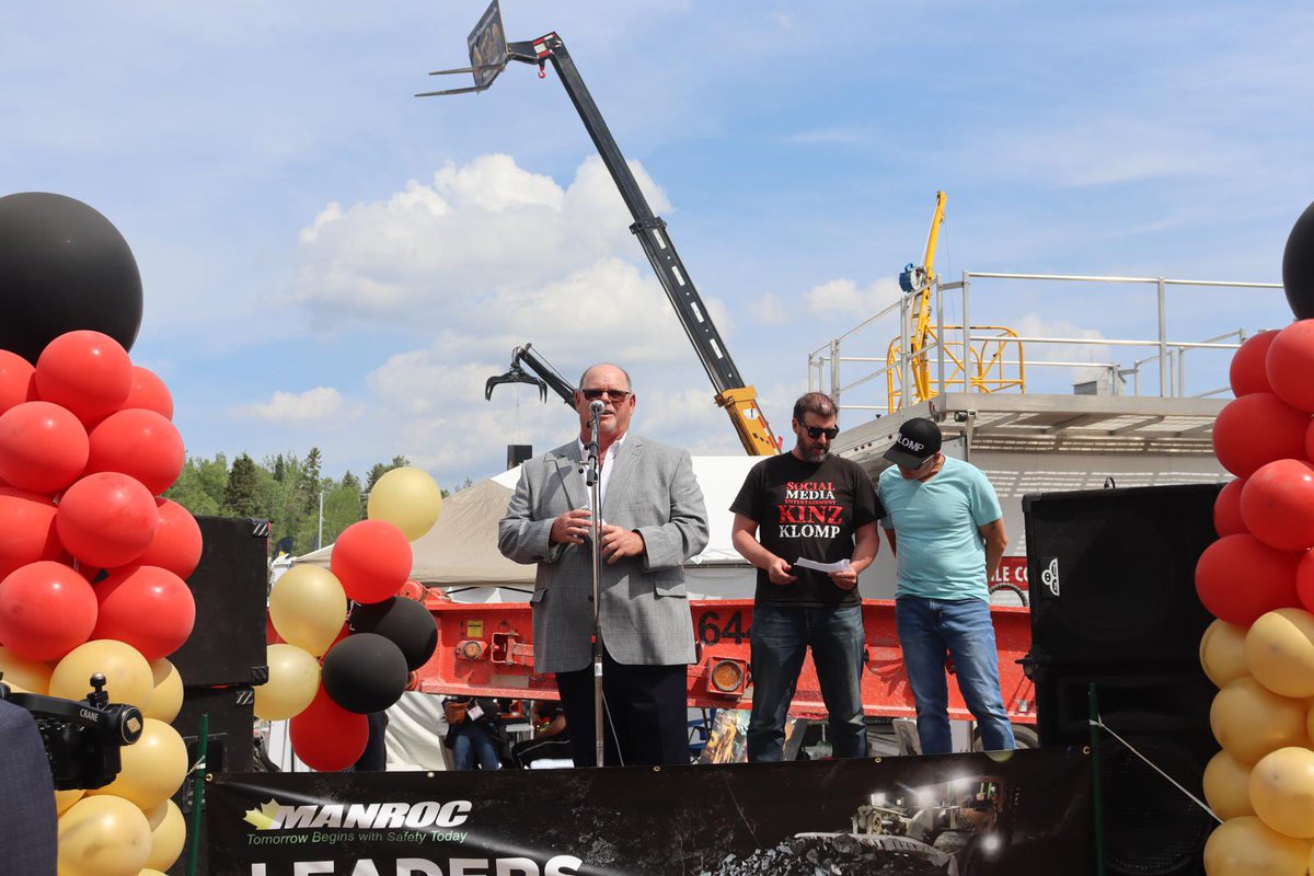 Thrilled to attend day one of the Canadian Mining Expo at <a href="/McIntyreArena/">'The Mac'</a> in #Timmins.

Today's gathering isn't just about companies &amp; products—it's a celebration of the people driving #Mining forward. With over 400 displays at #CME2024, it showcases our city with a heart of gold.