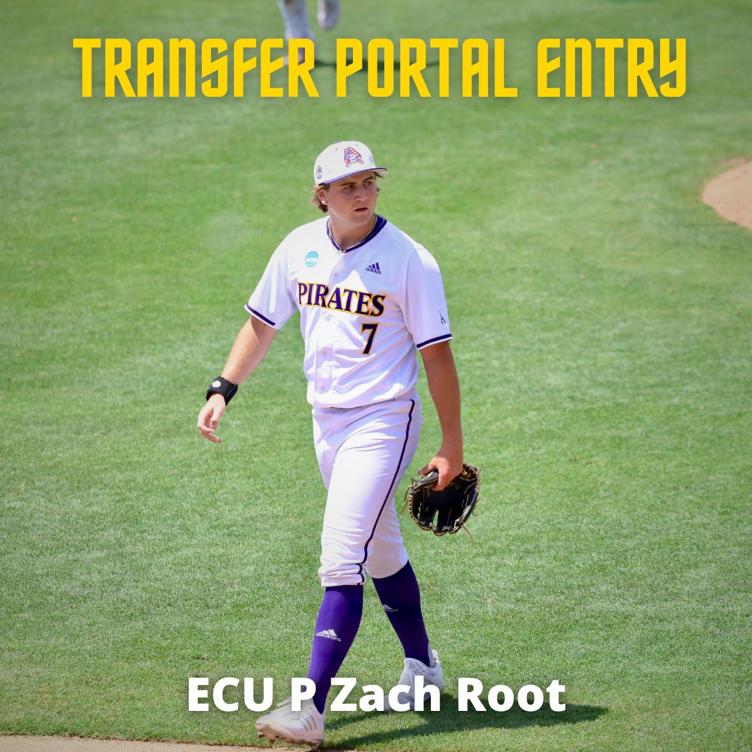 HTC247's tweet photo. ECU pitcher Zach Root enters transfer portal

https://t.co/lzTJfEKviH https://t.co/EGUmTiorKe