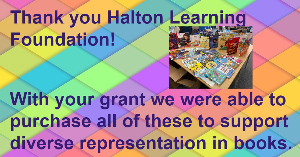 BTL_Library's tweet image. Thanks to an HLF grant, we were able to purchase titles for the library. @HaltonLearnFDN