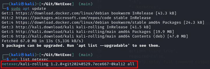 With kali 2024.2 the latest NetExec version 1.2.0 is now also available in their repositories🎉🚀

Huge thanks to <a href="/arszilla/">Arszilla</a> for taking care of all the packaging, dependency requirements and communication with the Kali team!

⬇Go ahead apt install netexec⬇