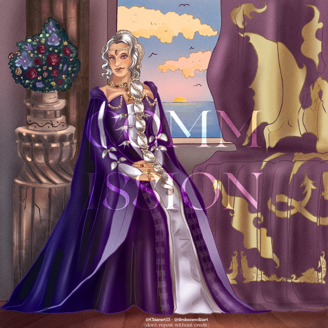 Chiarart13's tweet photo. Velaena Targaryen (oc) commissionated by @aungielina on insta✨
#volantis #originalcharacterart #houseofthedragon #fanfic #au #portait #oc #fashion #illustration #asoiaf #fanart #artistontweeter #digialillustration #teamblack #housetargaryen #commission #commissionart #fashion https://t.co/0mZpOUdCV4