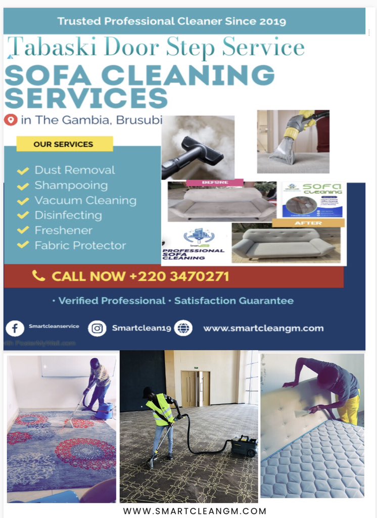 abassbah64's tweet photo. Make your booking Now for sofa 🛋️ and carpet door cleaning service . @SallahBabou @stsecka @oicgambia @mjagana2 @kemo_bojang @MayamCsay @jukaliond @Andy_Kermah @Ndey_Jeng #eid2024 https://t.co/GUC2D1JErO