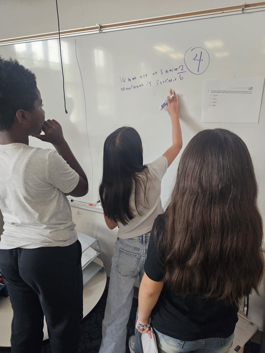 5th grade students actively engaged during EOG Blitz using the Thinking Classroom Model!! #mathisfun #wilburnproud <a href="/WilburnElem/">Wilburn Elementary</a> <a href="/BleweducateHER/">Bria Lewis</a>