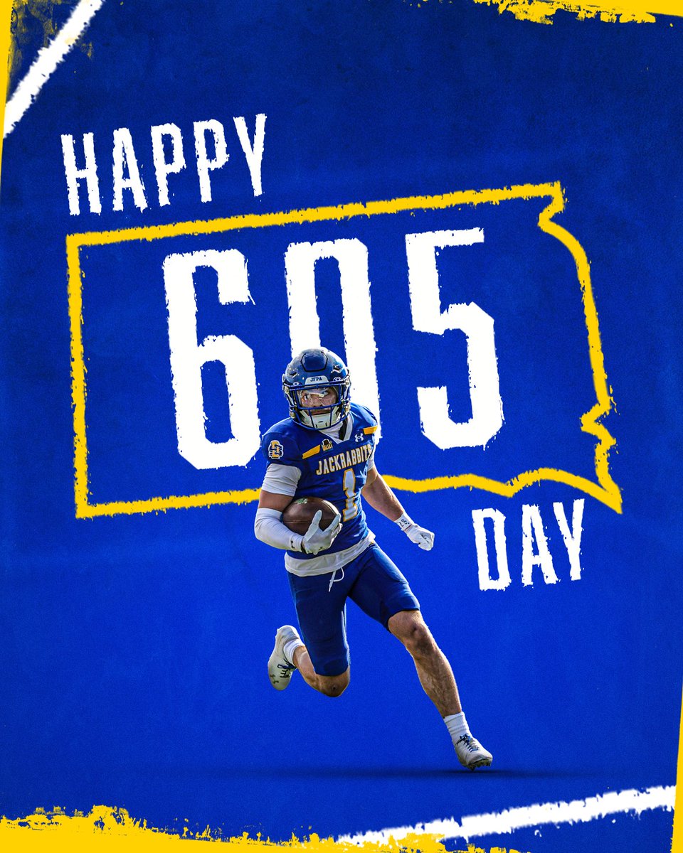 GoJacksFB's tweet photo. Happy 605 Day! 

#GoJacks 🐰🏈 https://t.co/DtiEFYxmcU
