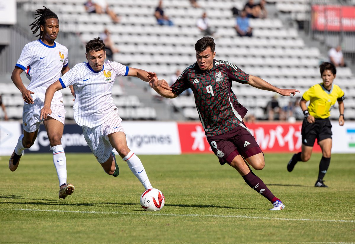 TournoiMRevello's tweet photo. #MEXFRA ๐ฒ๐ฝ๐ซ๐ท | A tight duel ! ๐ช
๐ธ @SportsPhotoProj
#TMR2024 https://t.co/dpwZRG5tGW