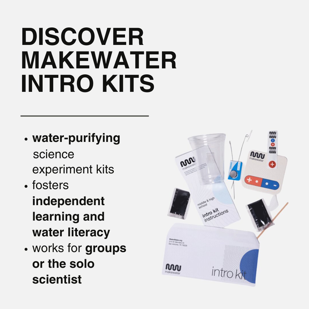 makewaterorg's tweet photo. 🌍 Join Us in Celebrating World Environment Day! 🌍

Discover how you can make a difference with MakeWater! From water-purifying science experiment kits to intuitive water coding kits, we have everything to foster independent learning and water literacy.

(1/2) https://t.co/sOWwfK472W