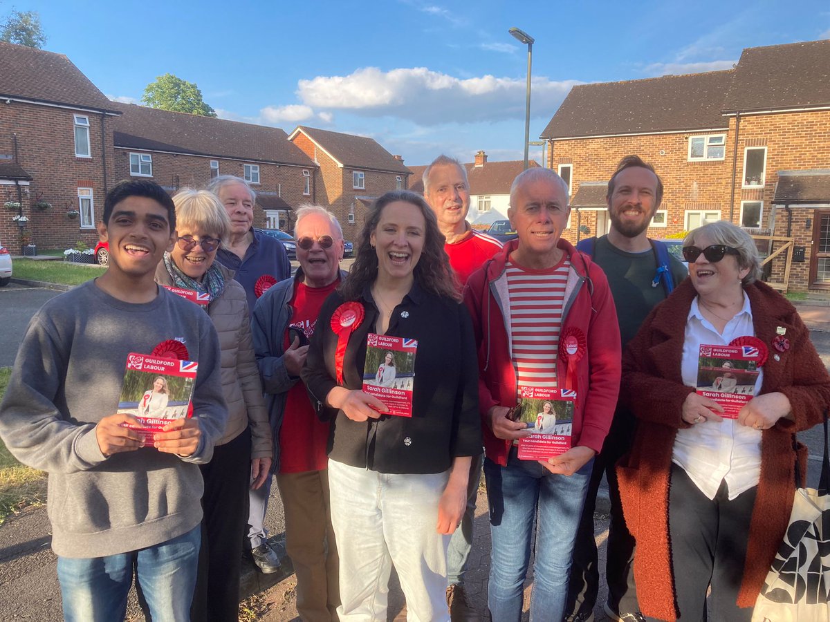 Great canvassing session in Stoughton South with our fantastic candidate Sarah.  So many Labour voters #votelabour