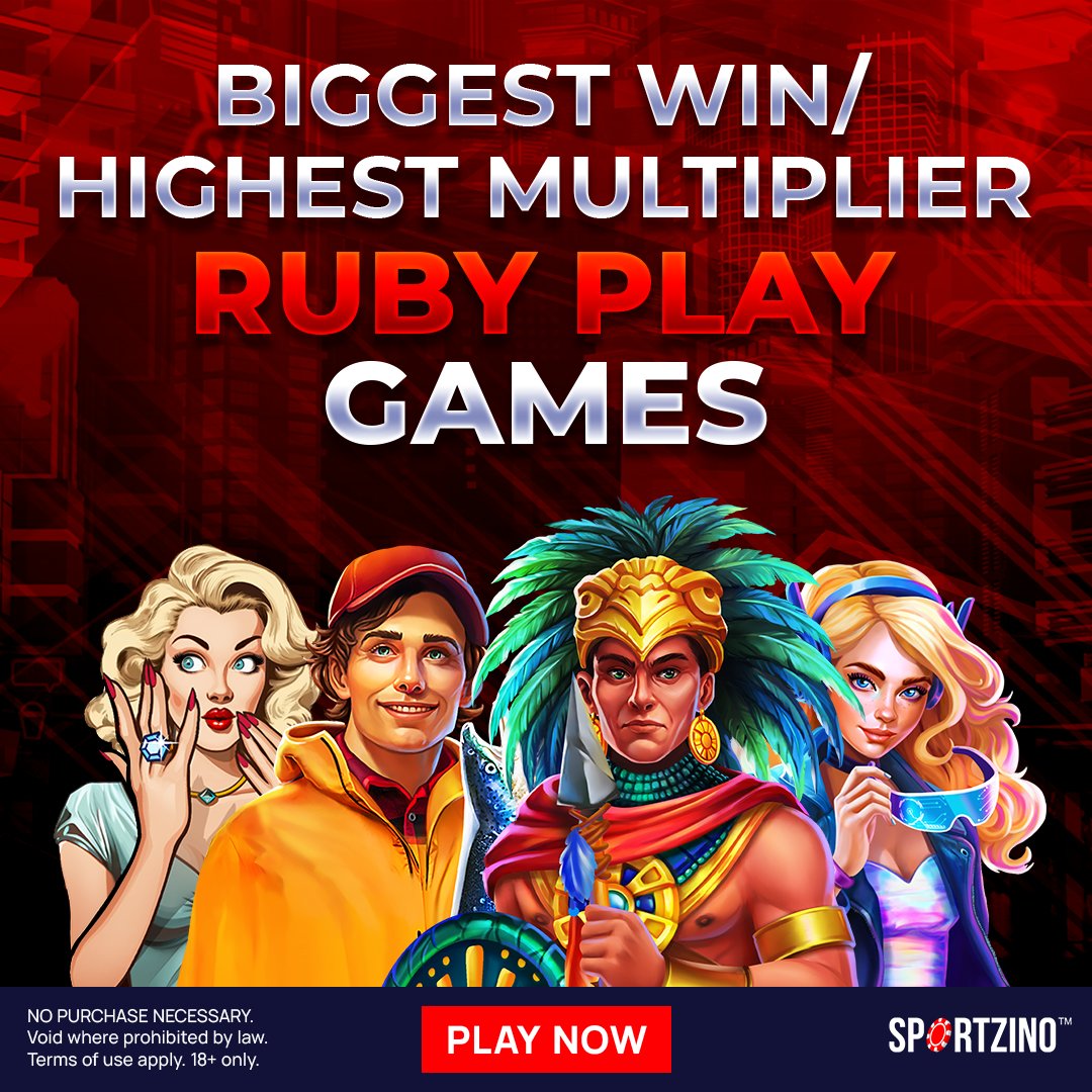 Sportzino_'s tweet image. 🌟 Get ready to shine! Compete for the top spot in our Ruby Play category and aim for the Biggest Win or Highest Multiplier. 

🔥 Prizes:

Biggest Wins: 2 winners - GC 12.5M + SC 200
Highest Multiplier: 6 winners - GC 5M + SC 100

#Sportzino #RubyPlay