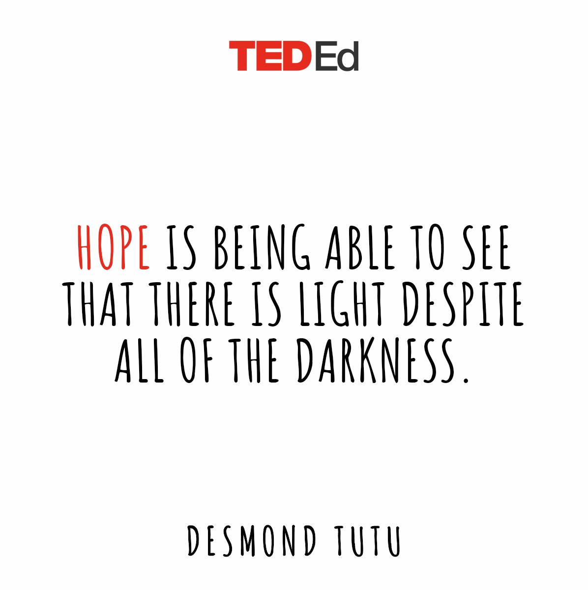 TED-Ed (@ted_ed) on Twitter photo Don't let go of hope! Don't let go of hope!