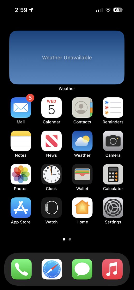 It looks like the Apple Weather App is down.