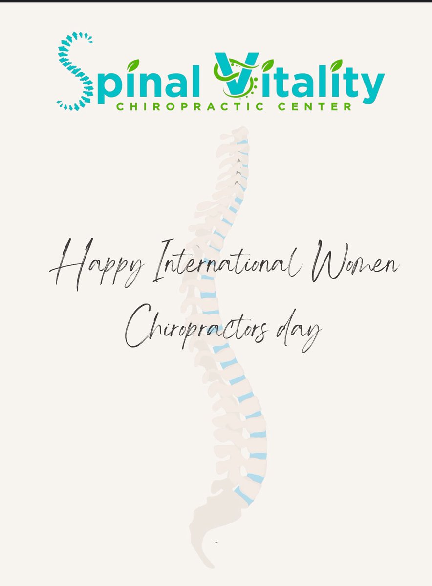 SpinalVitality's tweet photo. 📷 Happy National Women's Chiropractor Day! 📷

Celebrating amazing women like Dr. Danielle Chong &amp; Dr. Latoya Ridley at Spinal Vitality Chiropractic! 📷

Thank you for your dedication to wellness and holistic health. 📷

#WomensChiropractorDay #WomenInChiropractic #SpinalVital https://t.co/iNRmq6wIzm