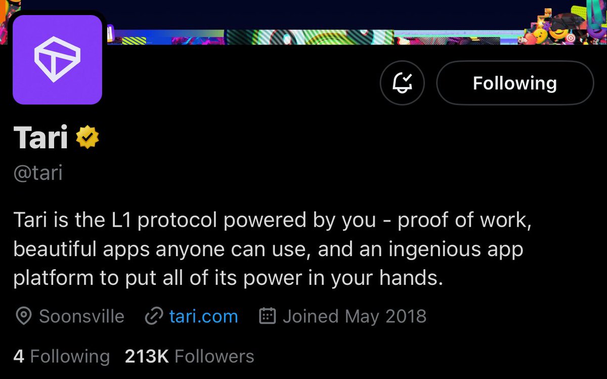 LitForNothing's tweet photo. π£οΈ Got questions or need help? The Tari community is here to support you. Join the conversation on @Tari and connect with fellow participants. π¬ #TariCommunity #CryptoSupport https://t.co/0sIARAmAtq