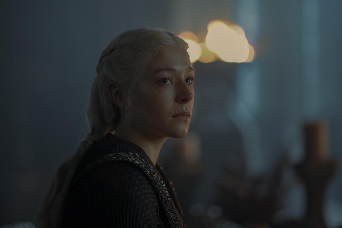 westerosies's tweet photo. New stills of Queen Rhaenyra Targaryen in ‘HOUSE OF THE DRAGON’ Season 2 https://t.co/RnuwQsUD4h