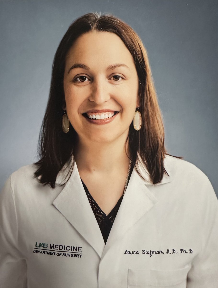 UABSurgery's tweet photo. UAB Department of Surgery Division of Pediatric Surgery Assistant Professor Dr. Laura Stafman has been selected to participate in the National Cancer Institute Early-Stage Surgeon Scientist Program (NCI ESSP). 

Learn more about her research: https://t.co/yGq0EmbQE5. https://t.co/4VdQIHSVCV