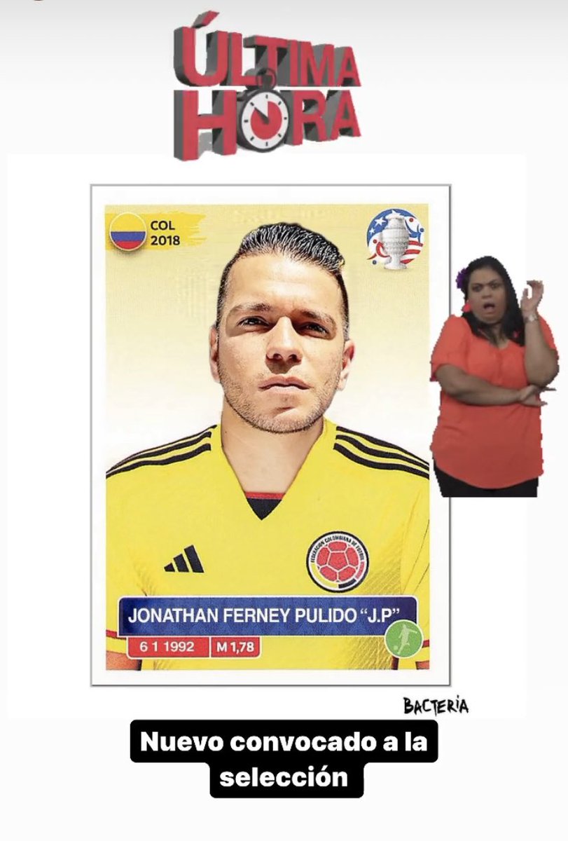 EmiroAriasBueno's tweet photo. A última hora es convocado a la selección colombiana de fútbol. https://t.co/gqOKnUCxtm
