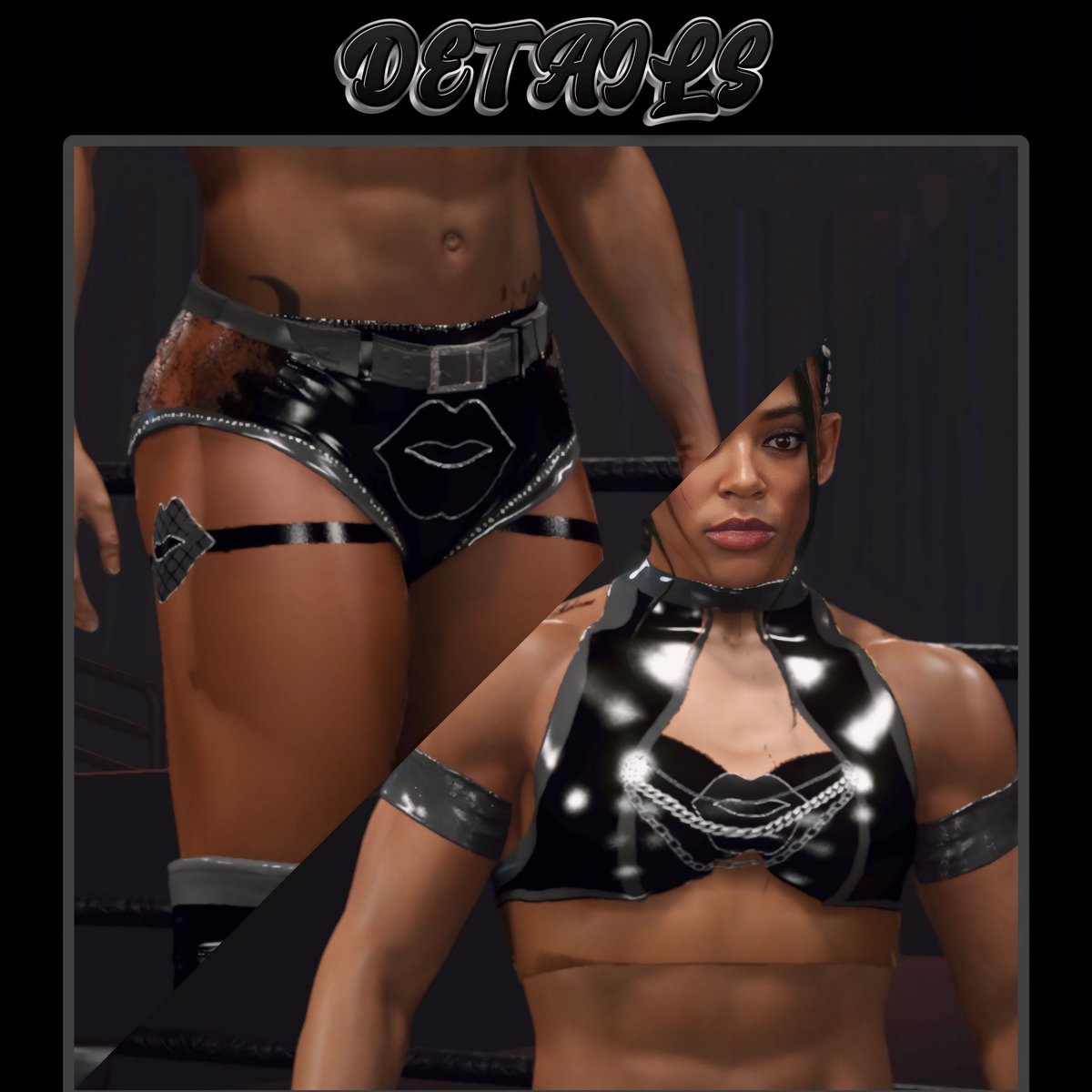 thestandardtrev's tweet photo. Here is My entry into the @WWEgames + @BiancaBelairWWE #BiancaSummerGlam #Giveaway is Now Available on Community Creations for #WWE2K24 🖤 https://t.co/meFPcsekNM