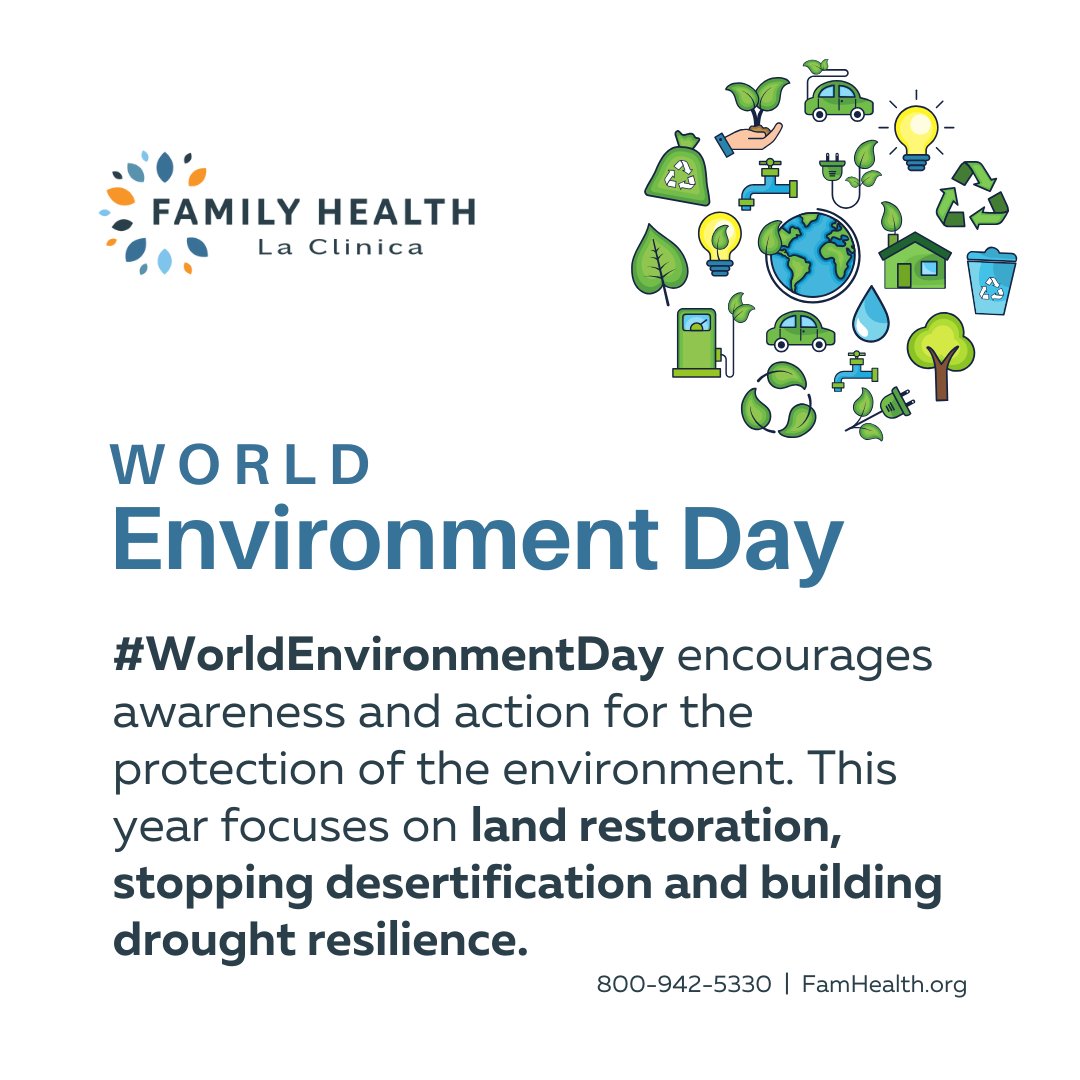 Happy #WorldEnvironmentDay! Today is about spreading awareness and action for our environment - learn more about how you can support this year’s theme focused on land restoration, stopping desertification and building drought resilience at hubs.la/Q02zztLx0