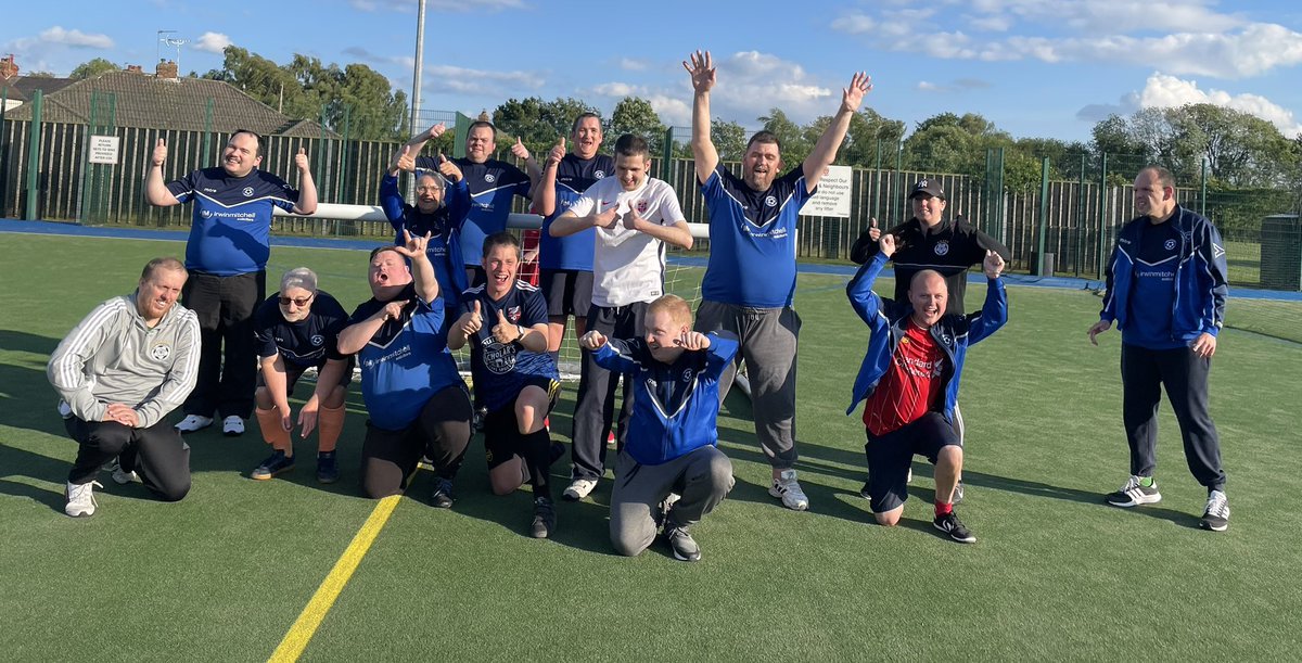 Fantastic turnout with Selby Disability Football Club this evening.