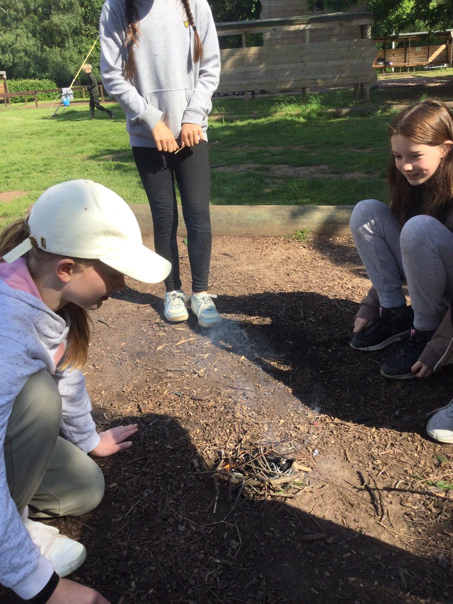 We have had a wonderful afternoon so far, we made fires and now preparing for a mini Olympics. All of the children enjoyed dinner and making their beds!