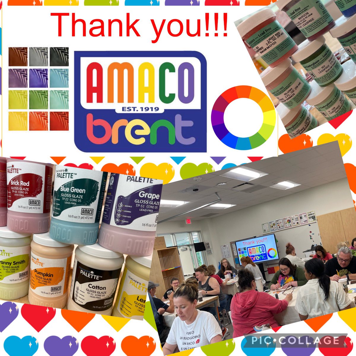 Megan Tchokoev (@tchokoevart) on Twitter photo 🌈 thank you <a href="/AMACOBrent/">AMACOBrent</a> for supplying our colorful color wheel/ceramic pallet workshop today.🎨 <a href="/VisualArtHumble/">Humble ISD Visual Arts</a> <a href="/HumbleISD_Arts/">Humble ISD Fine Arts</a> #HumbleISDArtists #wherecreativitystARTS 🌈 thank you <a href="/AMACOBrent/">AMACOBrent</a> for supplying our colorful color wheel/ceramic pallet workshop today.🎨 <a href="/VisualArtHumble/">Humble ISD Visual Arts</a> <a href="/HumbleISD_Arts/">Humble ISD Fine Arts</a> #HumbleISDArtists #wherecreativitystARTS