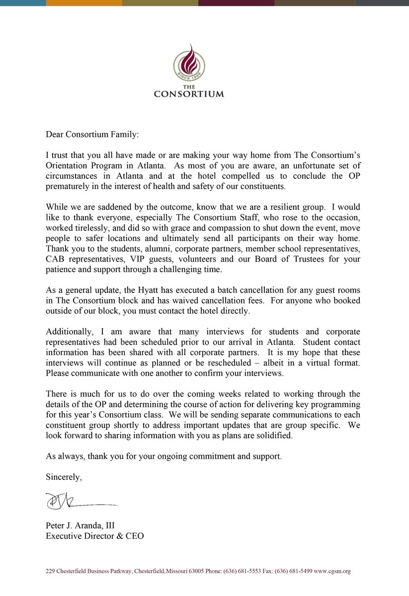 The Consortium (@cgsm_mba) / Posts / X