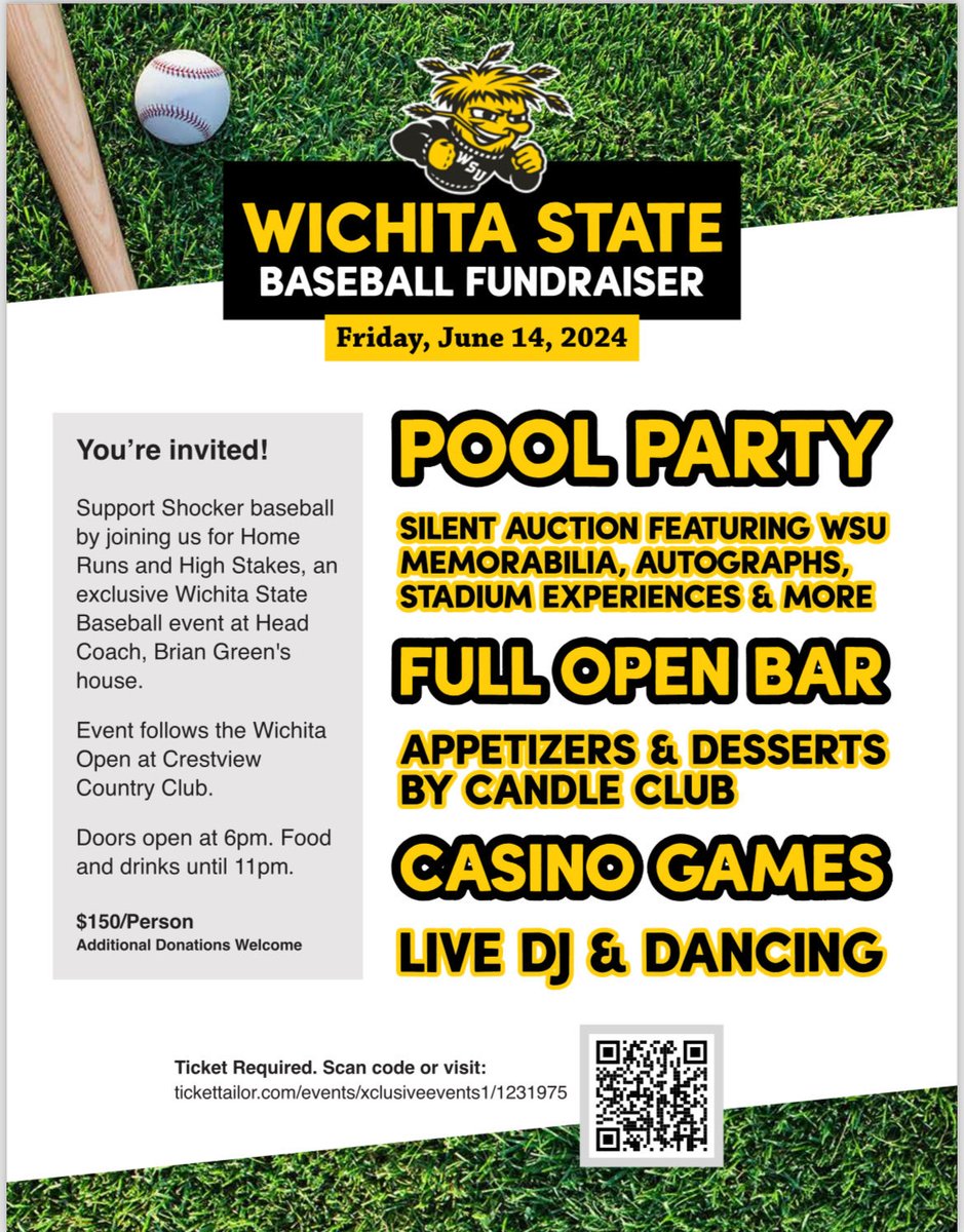 Getting close! Come hang out on the 18th fairway and watch the Wichita open and support the Shox! WIN WIN! <a href="/GoShockersBSB/">Wichita State Baseball</a>