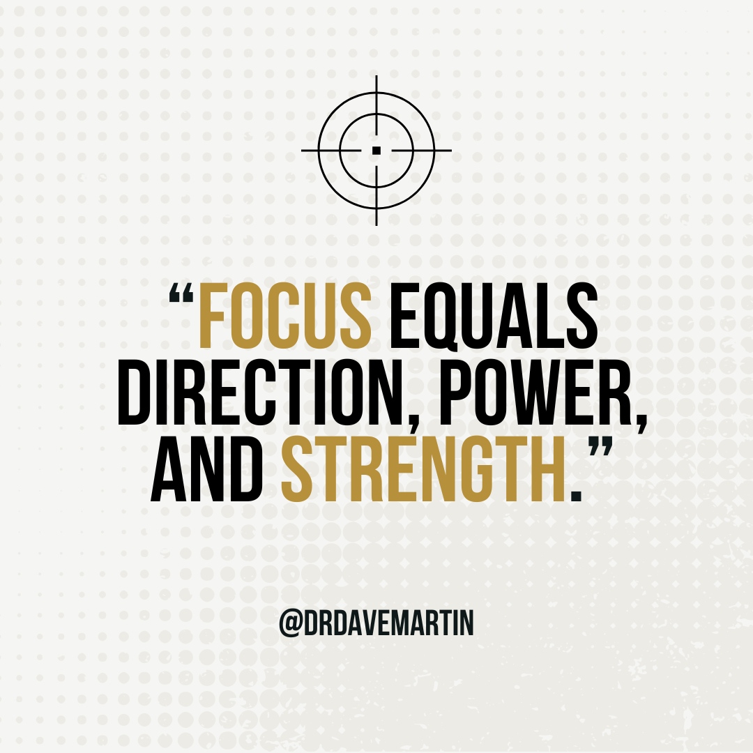 drdavemartin's tweet photo. Your FOCUS equals direction.🎯

Your FOCUS equals power.🏆

Your FOCUS equals strength. 💪

Your focus better harnesses the attributes that you have in hand and pools those limited resources together in order for you to more effectively achieve your goals! https://t.co/3sRwdojwVF