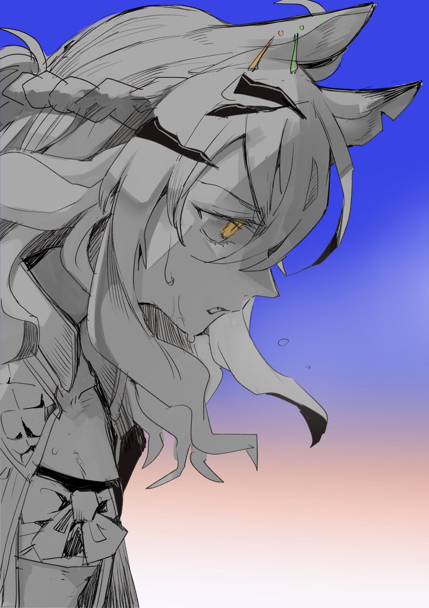 「」|めぶ卍のイラスト