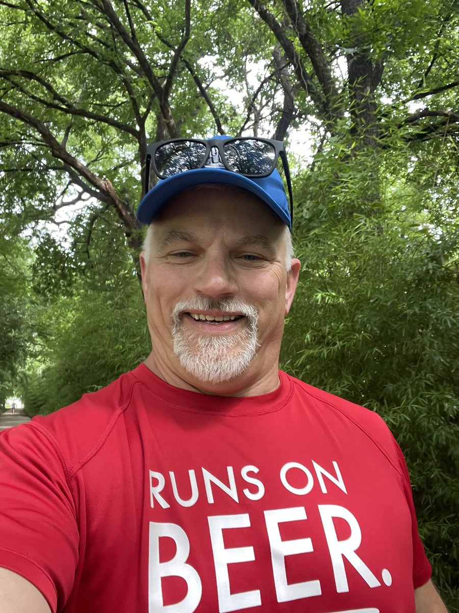 GunthorTM's tweet photo. Did a little over a 5K to celebrate National Running Day while waiting on Meat Church BBQ Supply to open. Well worth the visit both the store and the city! #nationalrunningday #sub30club #meatchurch https://t.co/T5JmSeBVff