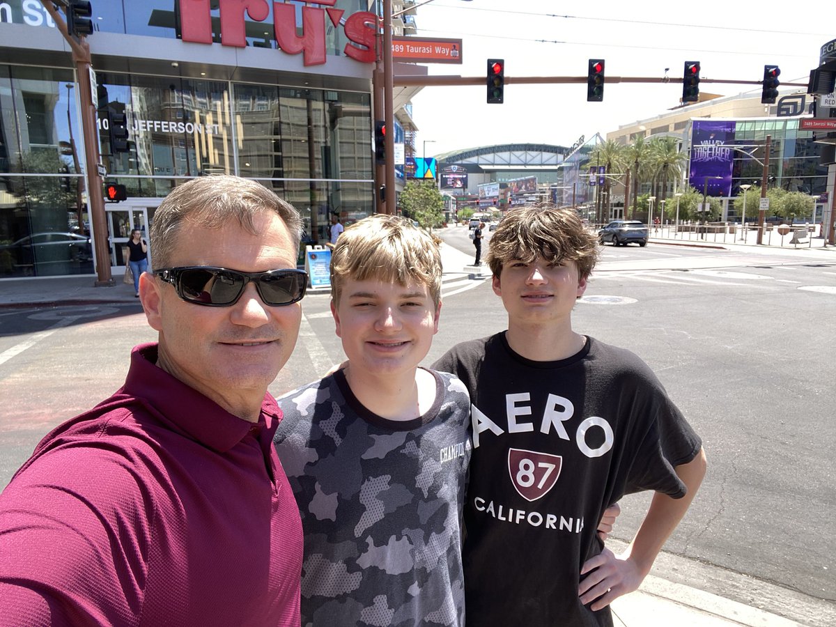 First backs game for this crew! #dbacks #whatafan