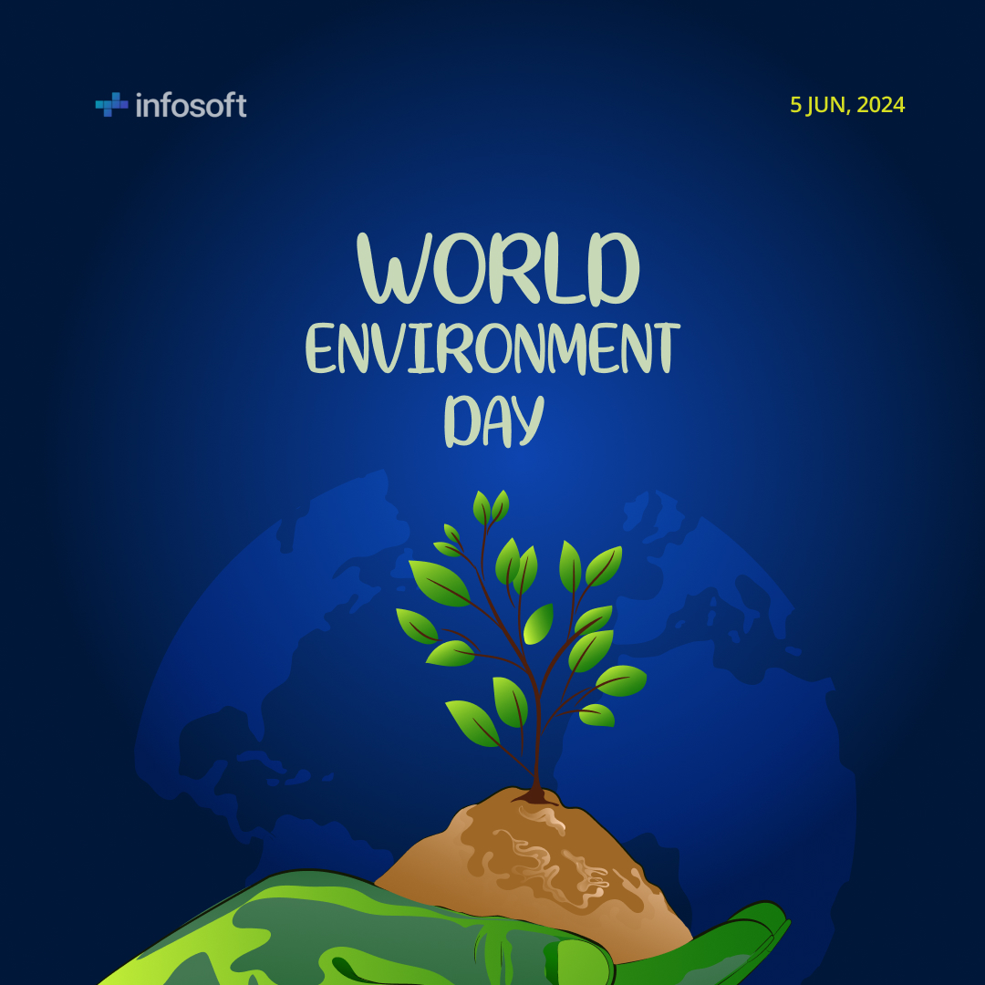 InfosoftHQ's tweet photo. 🌍✨ Happy World Environment Day from InfoSoft! 🌿💚

At Infosoft, we believe that technology and nature can coexist in harmony. This World Environment Day, let's pledge to make our planet a greener, healthier place for all living beings. 🌱
🌏 #WorldEnvironmentDay #EcoFriendly https://t.co/QGpPsfNUfS