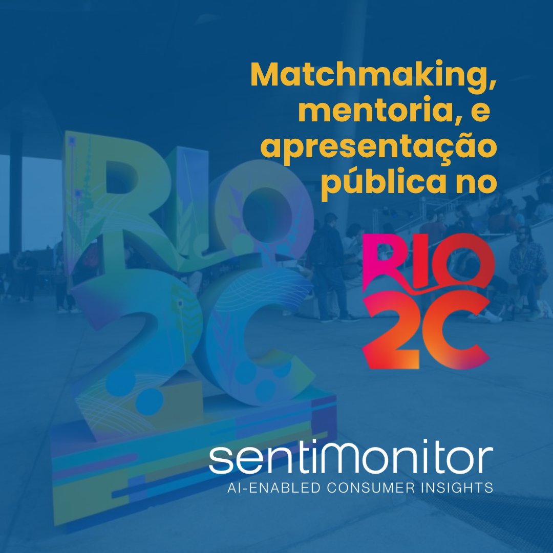 sentimonitor's tweet photo. Sentimonitor selecionada para o @Rio2C!

O Rio2C selecionou a Sentimonitor para participar de ações de matchmaking, mentoria, e apresentação pública na vertical “Audiovisual e Games”. https://t.co/yaPxpruTI8
