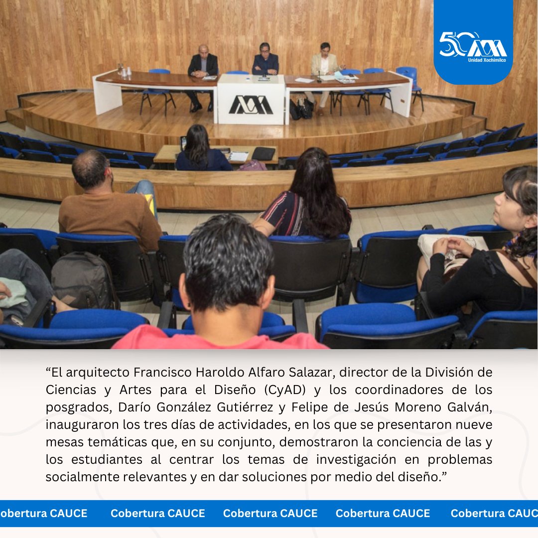 uamxoficial's tweet photo. ¿Quieres saber cómo el posgrado de #CyAD está revolucionando el diseño con una visión transdisciplinaria?

Lee la nota completa: https://t.co/BTeH2qe2qH

@uamceux

#CauceEnLínea #ReencuentroTrimestral #PosgradoCyAD #DiseñoInnovador #InvestigaciónTransdisciplinaria https://t.co/jHR6ccpWRT