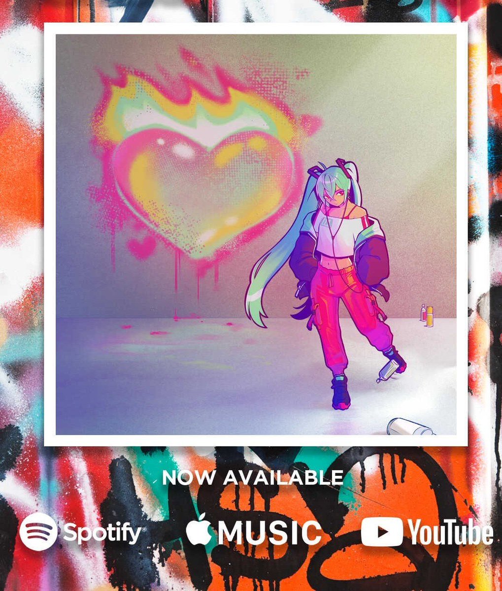 MPXX20's tweet photo. 1 week of 'Burning Heart'!!!
Was such a blast to make this EP 😊 I hope are enjoying it 💓 
Thanks again to @EerieElixir for the brilliant artwork 😍
#初音ミク #HatsuneMiku #vocaloid https://t.co/0dGHUEPUlB