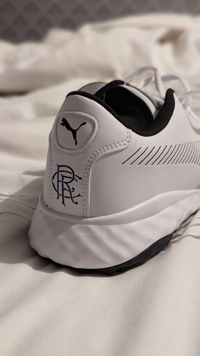 Golf shoes sorted for the rest of the season 😎🇬🇧 <a href="/RangersFC/">Rangers Football Club</a>