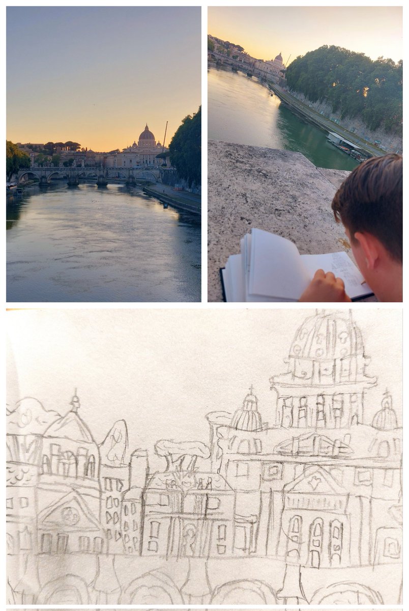 pickerchu's tweet photo. Cracking after dinner activity.
Sketching with #ChuBear ✍️
#WhenInRome https://t.co/dfC7Q9OGTC