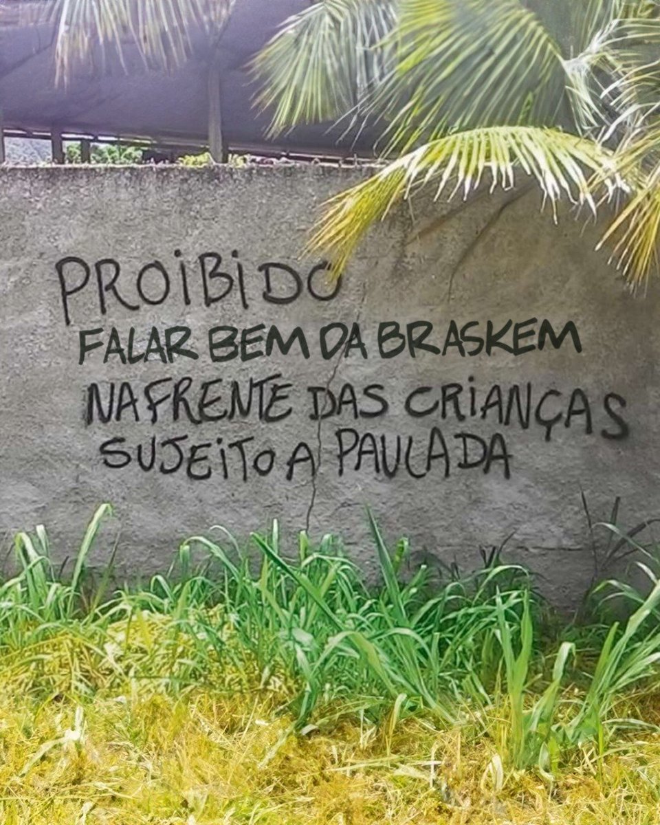 pinhaododeboche's tweet photo. já que hoje é dia do meio ambiente...
bom lembrar do crime da braskem! https://t.co/Ac9327K05C