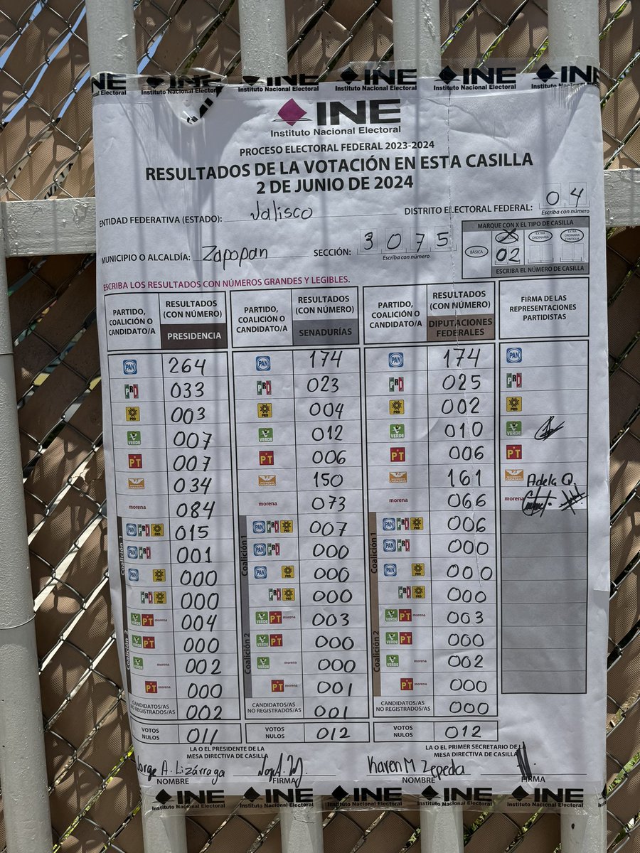 andrea_gmz1's tweet photo. @XochitlGalvez Porque no aparece nada de información en la pagina del INE? TU GANASTE EN MI CASILLA!!!!!🩷🤞🏻 https://t.co/We0wy9q463