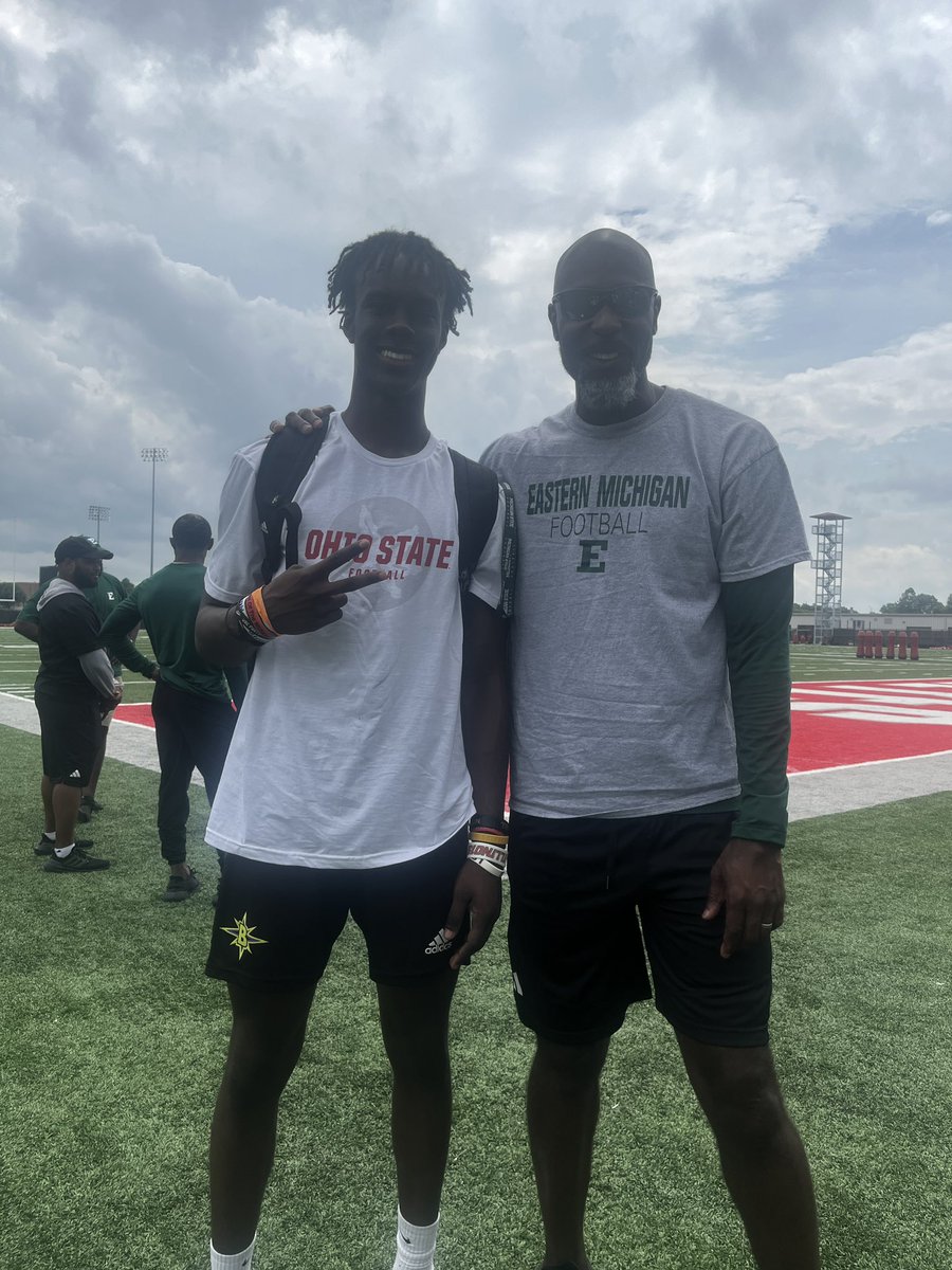 After a great conversation I’m blessed to receive and offer from the university of Eastern Michigan <a href="/EDGYTIM/">Timothy “EDGYTIM” OHalloran</a> <a href="/PrepRedzoneIL/">Prep Redzone Illinois</a> <a href="/TomLoy247/">Tom Loy</a> <a href="/SWiltfong_/">Steve Wiltfong</a> <a href="/Dre_Muhammad/">Dre Muhammad</a> <a href="/Bryan_Ault/">Bryan Ault - Midwest Scout</a> <a href="/CorsairsFB/">Carmel Football</a>