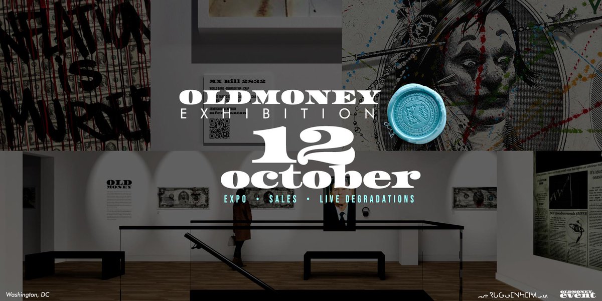 come join us in DC for the <a href="/OldMoneyNFT/">Old Money</a> physical print exhibition 

i invited <a href="/GaryGensler/">Gary Gensler</a> 

#inflationismurder
