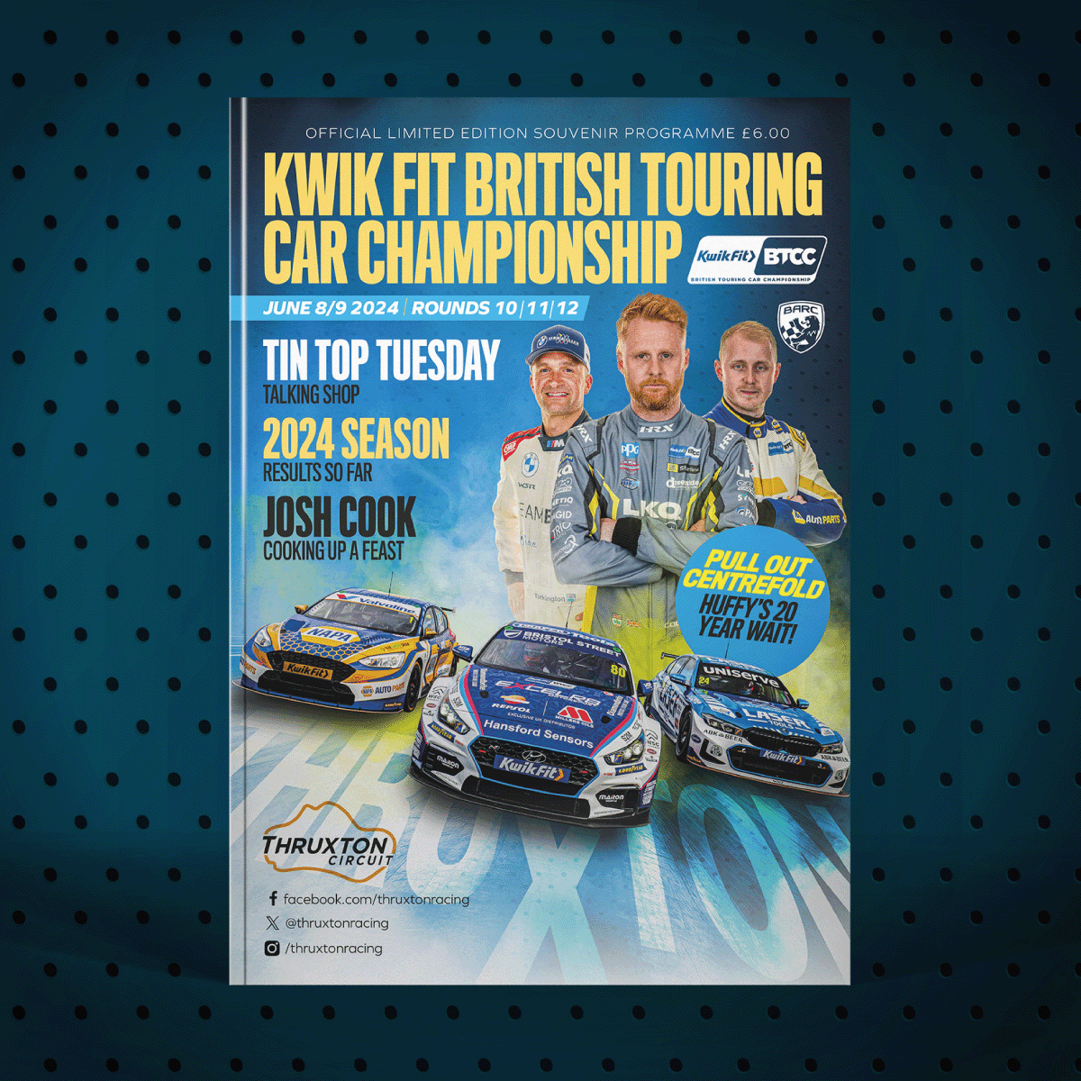 It's <a href="/thruxtonracing/">Thruxton Circuit</a> #BTCC race week! Cover and programme design as part of the top programme publishing team of <a href="/Zoe__Burn/">Zoe Burn</a> <a href="/pitlanescoop/">Larry Carter</a> and <a href="/Ashleigh_Morris/">Ashleigh Morris</a> who nailed it once again.  Images as always from the great <a href="/JakobEbrey/">JEP</a> #BritishTouringCars
