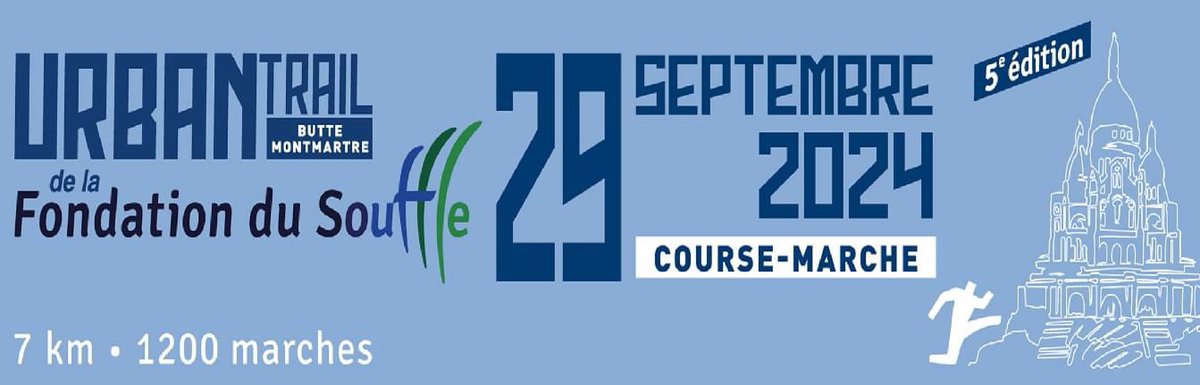 Très fière d‘être l’une des ambassadrices de l’Urban Trail de la Fondation du Souffle!  Participez à cet événement et découvrez Montmartre de façon insolite, en courant, marchant et soutenant la recherche sur les maladies respiratoires! cagnottes.lesouffle.org/fundraisers/fa…