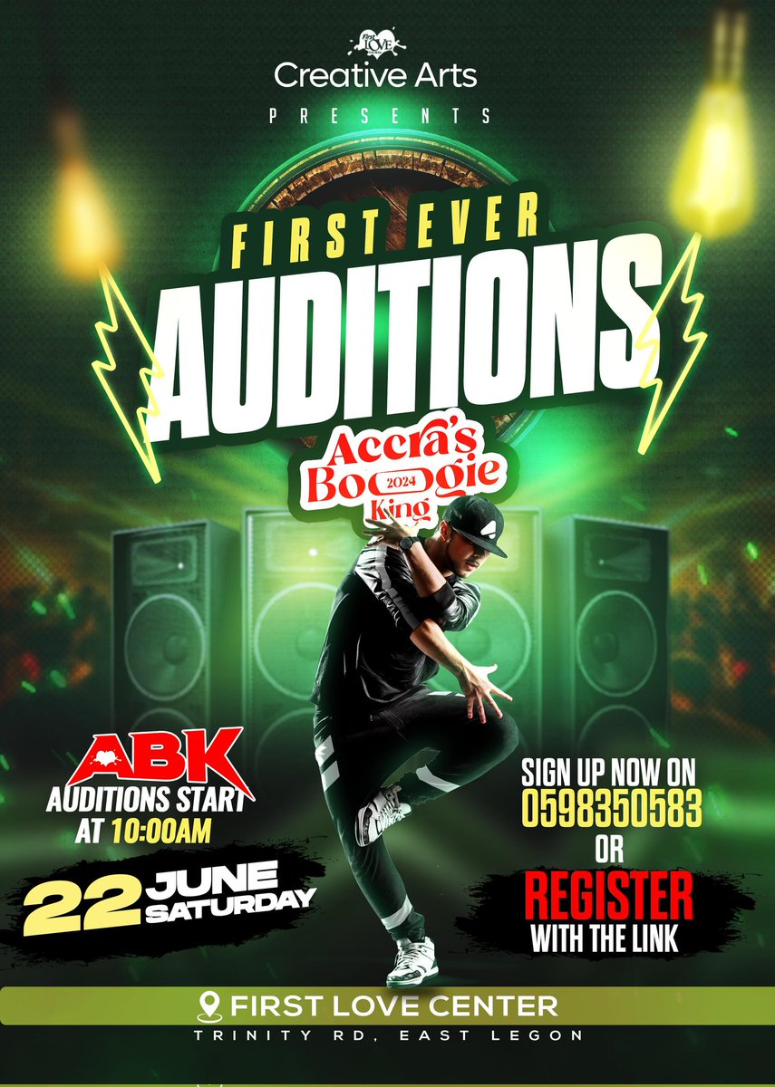 FirstLoveCenter's tweet image. The most exciting, heart-pumping and colourful dance event of the year is back!

Get ready for our first-ever ABK auditions happening at the First Love Center on 22nd June 2024!

Sign up today via the link below!
forms.gle/qqRYYsdsgkPEBB…

#ABK
#Firstlovecenter