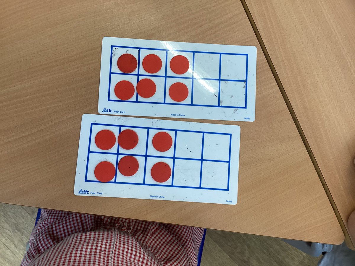 Look who is amazing at doubling! We could create a double and talk about the total. #harrowgateacademy #harrowgatemaths <a href="/mathsnoproblem/">Maths — No Problem!</a>