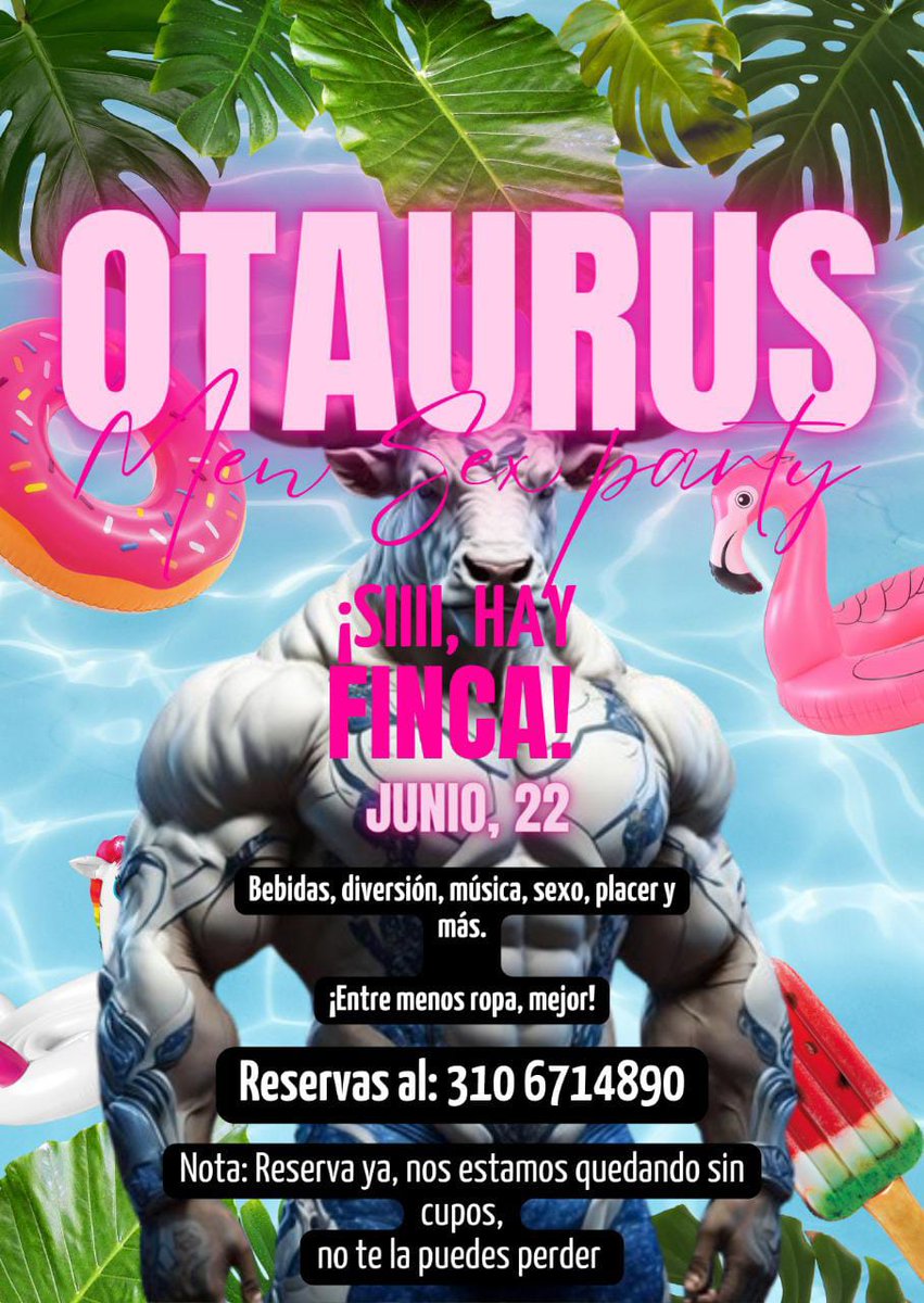 otaurus02's tweet photo. Estamos a contados días de esta  increíble sexparty🥵 los cupos cada vez son menos, ¿vas a quedarte sin vivir una experiencia llena de morbo y de placer? 😈 aparta tu cupo y sumérgete en este evento que hará volar tus sentidos, entre otras cosas🍆🍑💦
Escríbenos 3106714890 https://t.co/zzTLNrjjxq