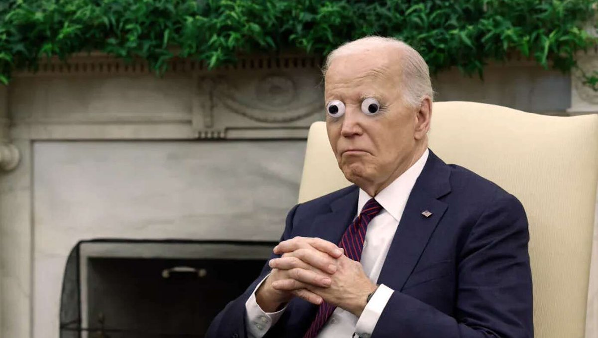 Aides Begin Putting Googly Eyes On Biden So He Looks Like He's Paying Attention buff.ly/3KxIcsW
