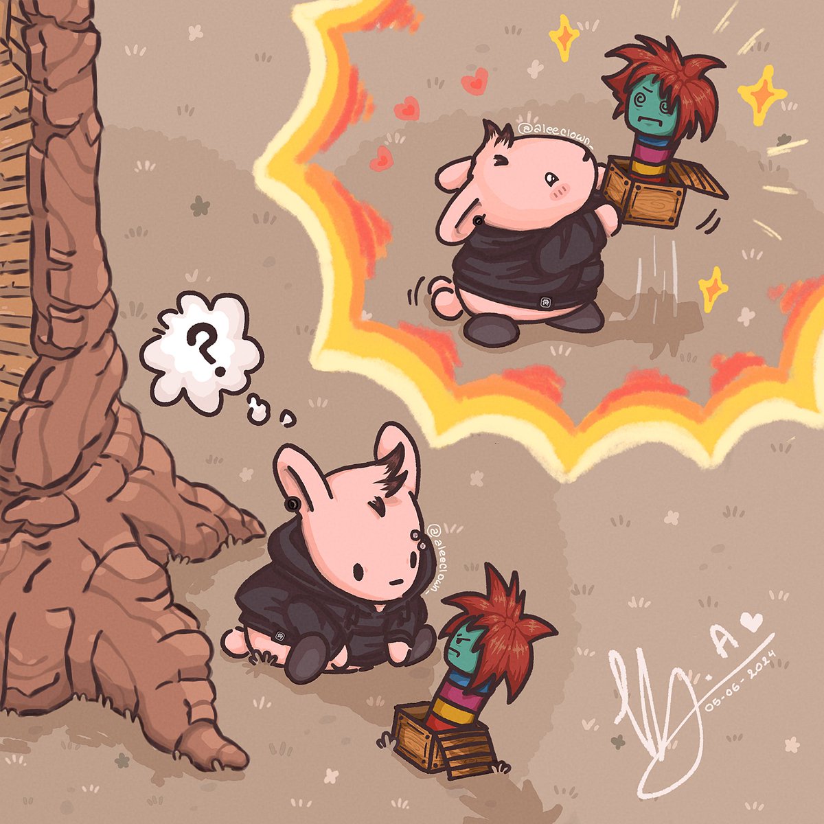 Auron versión Tsuki con su amigui Rodolfo 🐰🤍💫

#Auron #TsukiOdyssey