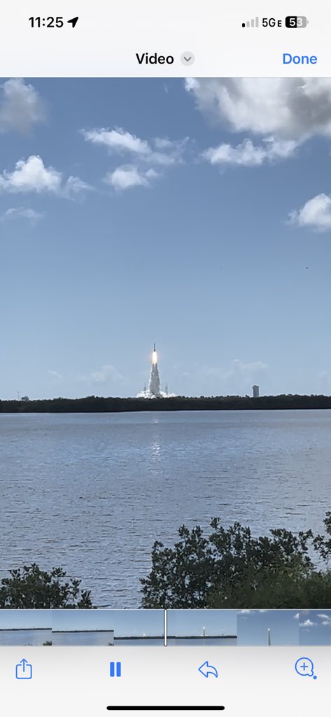 The_Ari_Silver's tweet photo. Hard to explain the experience of seeing a launch up close: the sounds, sights, and sensations are unbelievable . 

Feeling really lucky to see both a @SpaceX @Starlink and @Commercial_Crew @BoeingSpace launch all in the span of *12 hours*. We’re truly entering a space age!! https://t.co/bR396E7Z0n