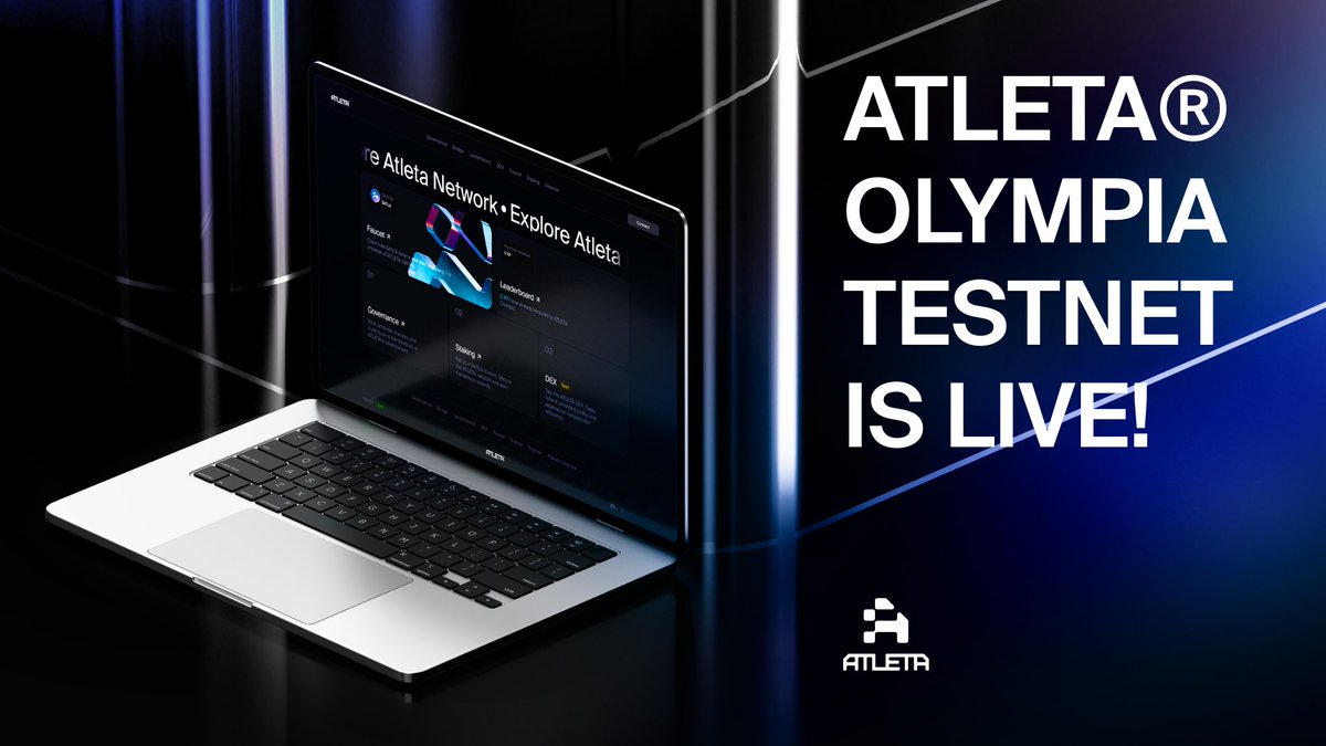 BIG Alert here!

The Atleta Network's testnet, Atleta Olympia, is live and already making headlines! 

They've distributed 105k whitelists and hit 220k transactions in just 2 days! 

𝗪𝗵𝗮𝘁 𝘁𝗼 𝗱𝗼 ?

1. Connect your wallet - app-olympia.atleta.network
2. Receive test tokens.
3.