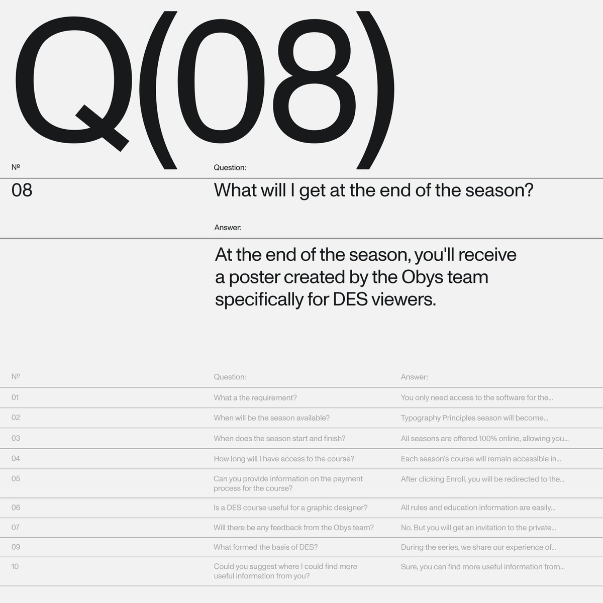 des_by_obys's tweet photo. We have answers to the most frequently asked questions. If you have any more questions about DES, feel free to drop them in the comments or share your queries in stories. We're here to talk about anything and everything! 😌
#designeducationseries https://t.co/L9UUxFQWRM